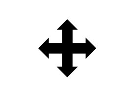 Simple Black Move Icon