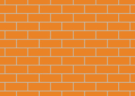 Brick Wall Flat Vector