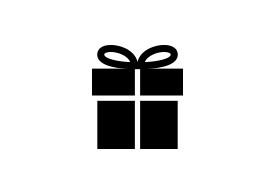 Simple Present Box Vector Icon