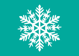 White Snowflake Vector Illustration