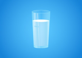 Glass Of Milk Vector