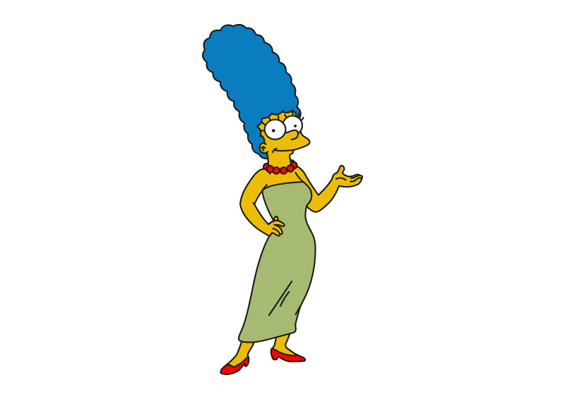 margemarjoriejacquelinebouviersimpsonvector