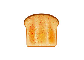 Toast Vector Illustration