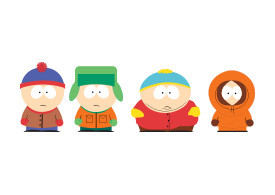 South Park Kids Vector