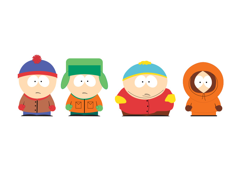 south-park-kids-vector