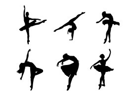 6 Free Ballet Silhouettes