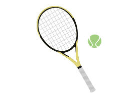 Tennis Racket And Ball Free Vector