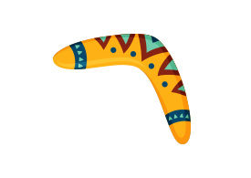Boomerang Vector Illustration