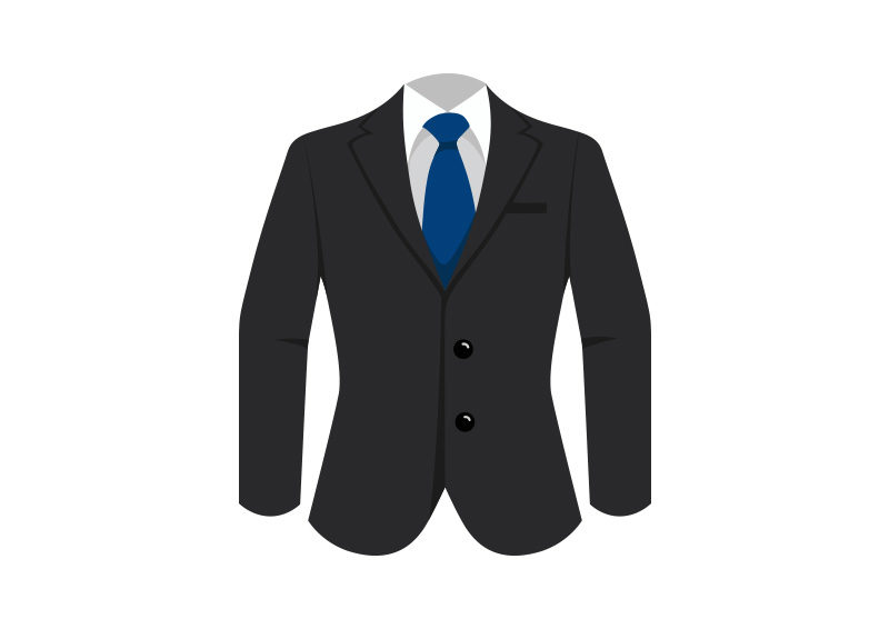 Man Suit  With Blue Tie Free Vector  SuperAwesomeVectors