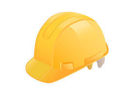 Yellow Construction Helmet Free Vector