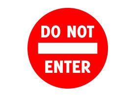 Do Not Enter Free Vector Traffic Sign