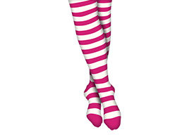 Legs In Striped Socks Free Vector