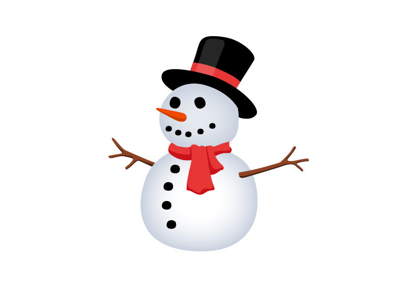 Download Snowman Free Vector Illustration - SuperAwesomeVectors