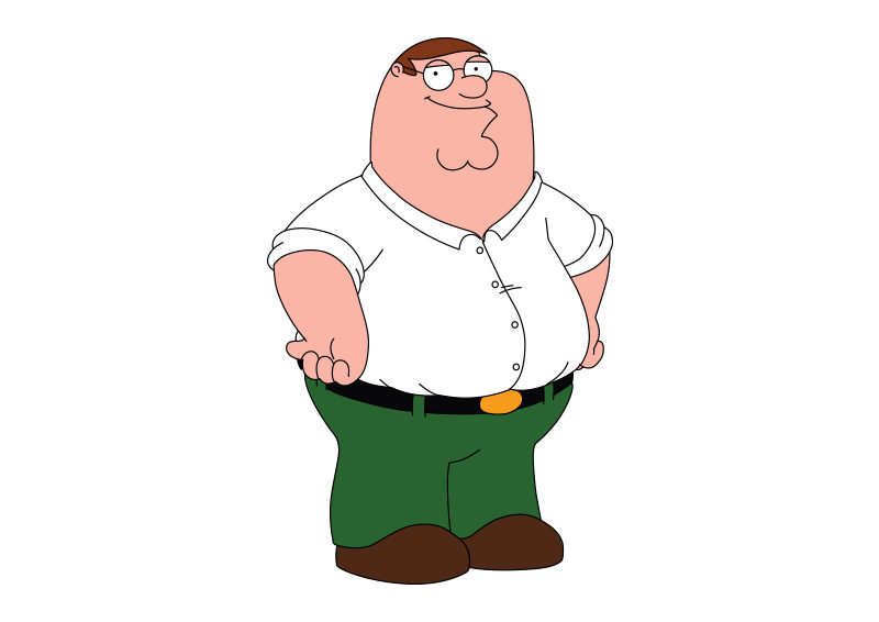 Family Guy Peter Griffin Vector - SuperAwesomeVectors