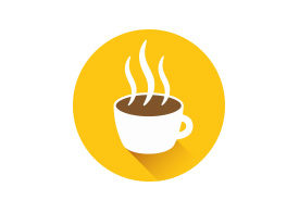 Flat Coffee Cup Icon