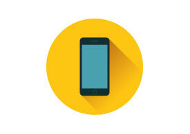 Smartphone Flat Vector Icon