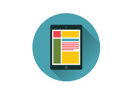 Tablet Flat Vector Icon