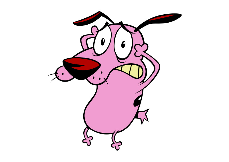 courage-the-cowardly-dog-vector