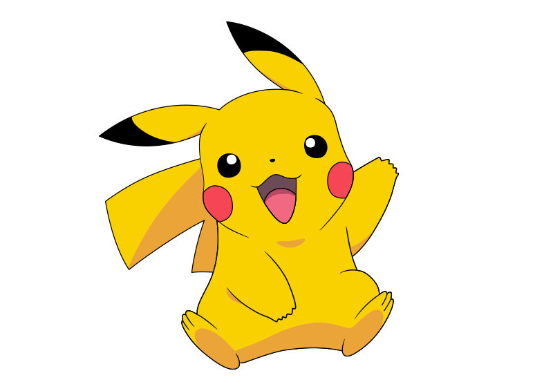 Pikachu Pokémon Vector - SuperAwesomeVectors