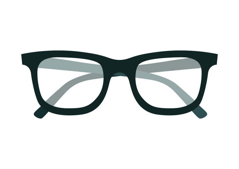 Download Glasses Free Flat Vector Icon - SuperAwesomeVectors