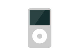 iPod Classic Flat Vector Icon