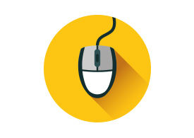 Mouse Flat Vector Icon
