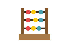 Abacus Free Flat Vector Icon