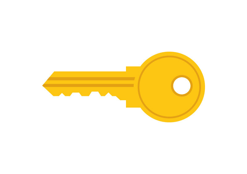 Download Key Free Flat Vector Icon - SuperAwesomeVectors