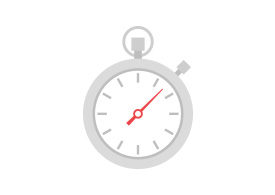Stopwatch Free Flat Vector Icon