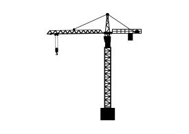 Crane Vector Silhouette