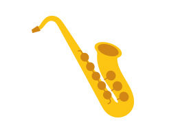 Saxophone Flat Vector