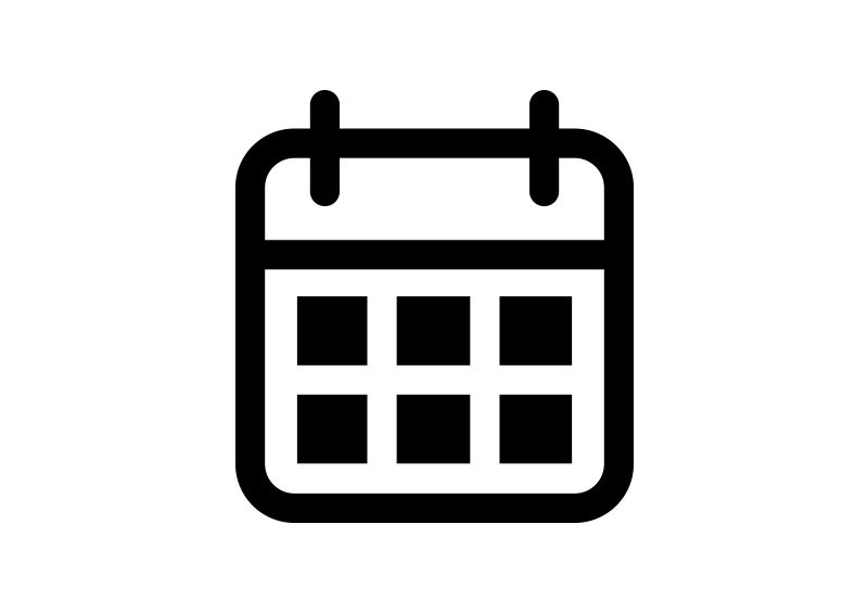 Calendar Outline Free Vector Icon - SuperAwesomeVectors