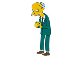 Mr Burns Charles Montgomery Burns Vector Character