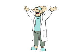 Professor Farnsworth Futurama Free Vector