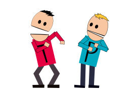 Terrance and Phillip South Park Vector