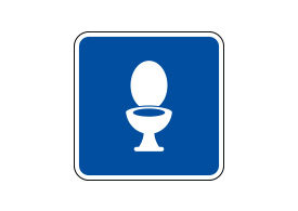 Toilet Vector Sign