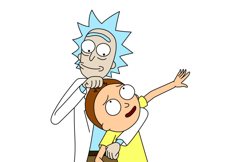 Free Free 107 Rick And Morty Layered Svg SVG PNG EPS DXF File