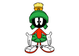 Marvin the Martian Free Vector