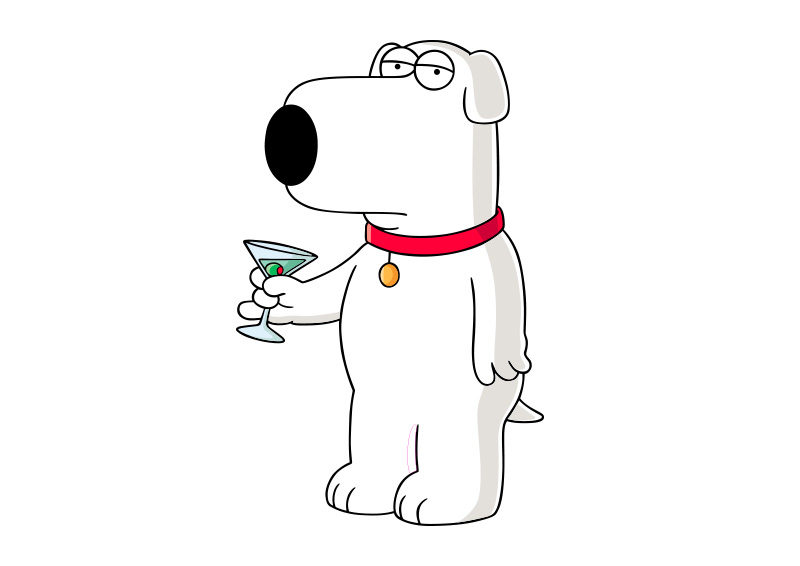 Brian Family Guy Dog Free Vector - SuperAwesomeVectors