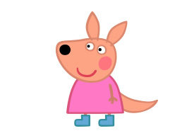 Kylie Kangaroo Peppa Pig Character Free Vector