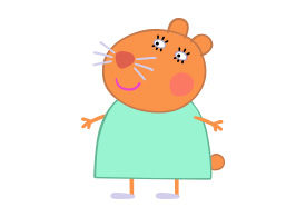 Dr Hamster Peppa Pig Character Free Vector