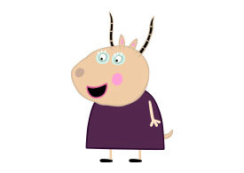 Madame Gazelle Peppa Pig Character Free Vector