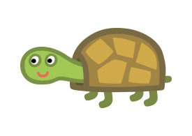 Tiddles Tortoise Peppa Pig Character Free Vector