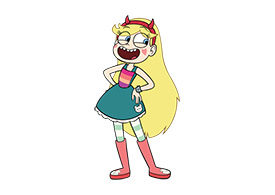 Star Butterfly Free Vector Character