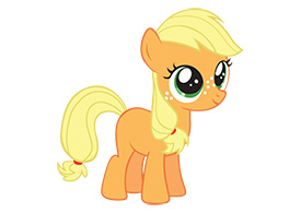 Applejack My Little Pony Vector
