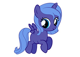Princess Luna My Little Pony Vector