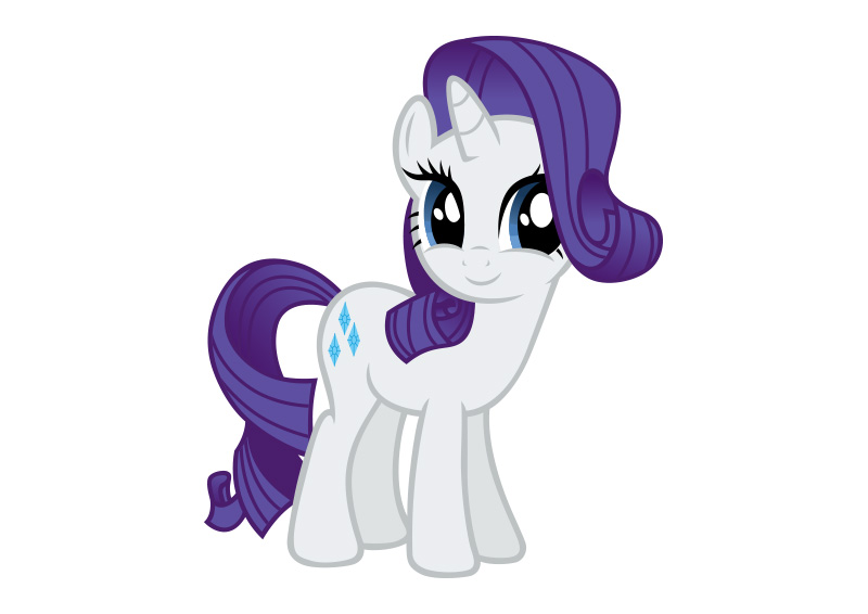 2. My Little Pony Rarity Hair Up Bangs Blue Dress - wide 1