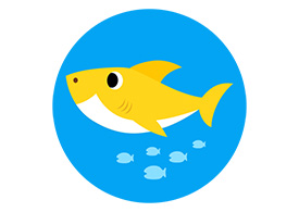 Download Baby Shark Vector - Free Vector Download - SuperAwesomeVectors