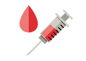Blood Sample Flat Vector Icon
