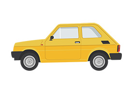 Fiat 126 Maluch Free Vector